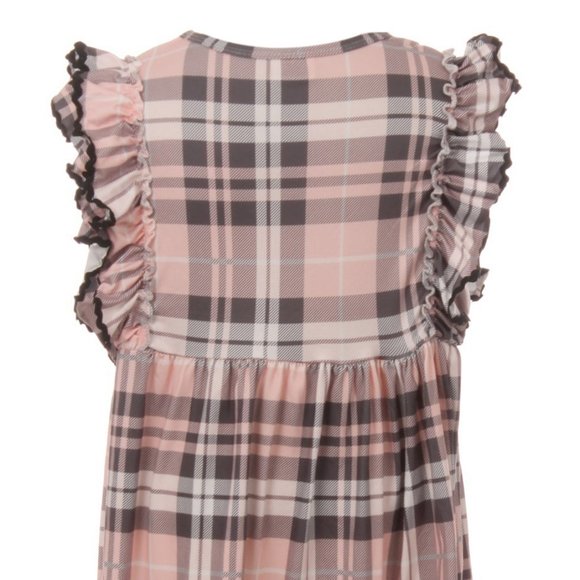 2 Pieces Little Girl Kids Ruffle Easter Birthday Party Graduation Girl Dress 2-8 - Picture 4 of 7